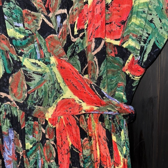 Together Vibrant Floral Wrap Maxi Dress - Picture 4 of 10